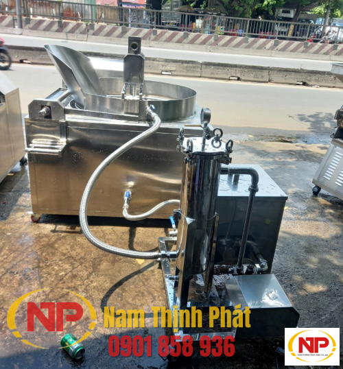 máy chiên dầu tự động 200 lít